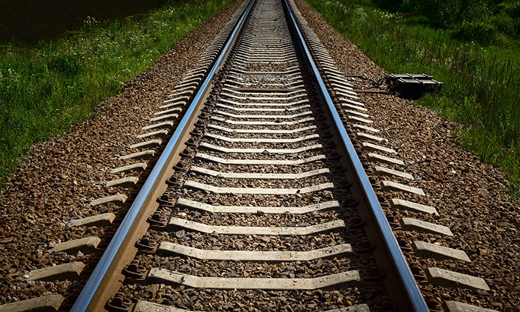 A passanger seated on the train